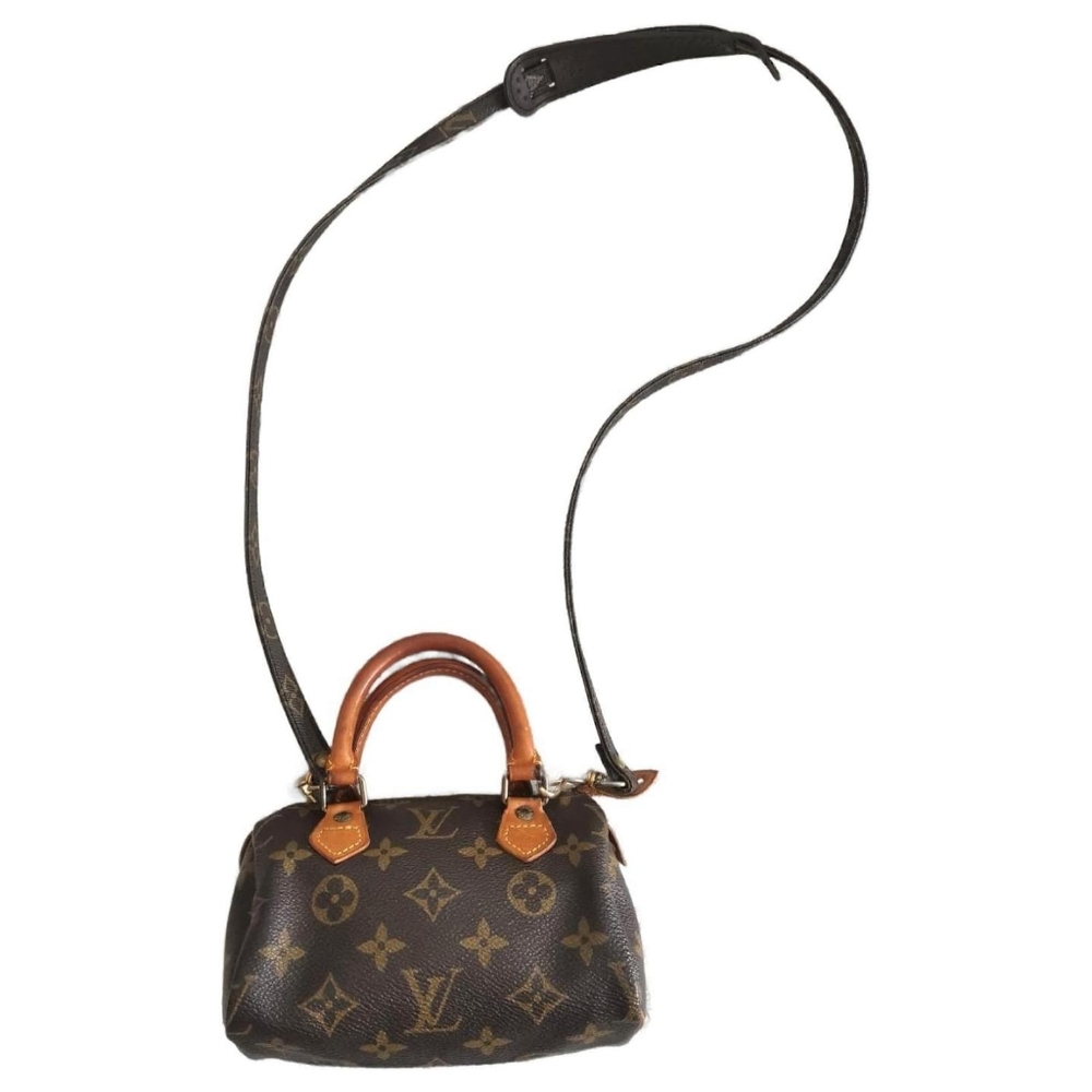 Louis Vuitton Speedy NANO MONOGRAM VINTAGE LV Mini Macro Cute SMALL - Picture 9 of 16